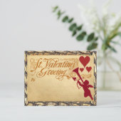 St. Valentijnsdag Groet Custom Feestdagenkaart (Staand voorkant)