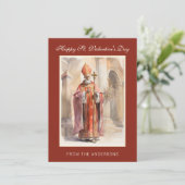 St. Valentijnsdag Religious Poem Prayer Kaart (Staand voorkant)