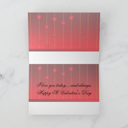 St.Valentine de Kaart van de Dag, de Harten van de (Binnen)