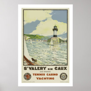 St Valery En Caux, het Poster van de Zeilen van