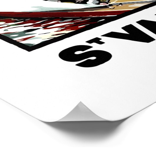 St. Valery en cayx, water, vuurtoren, zeilboot Poster (Hoek)