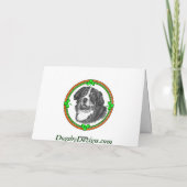 St. van de Hond van de Berg van Bernese Klopjes Kaart (Achterkant)