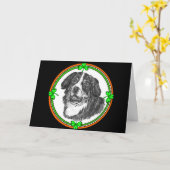 St. van de Hond van de Berg van Bernese Klopjes Kaart (Gele Bloem)