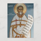 St. Vasily Martysz Orthodox Christelijk Icoon Briefkaart (Voorkant)