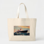 st Verenigde Staten op Zee Grote Tote Bag (Voorkant)
