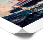 st Verenigde Staten op Zee Poster (Hoek)