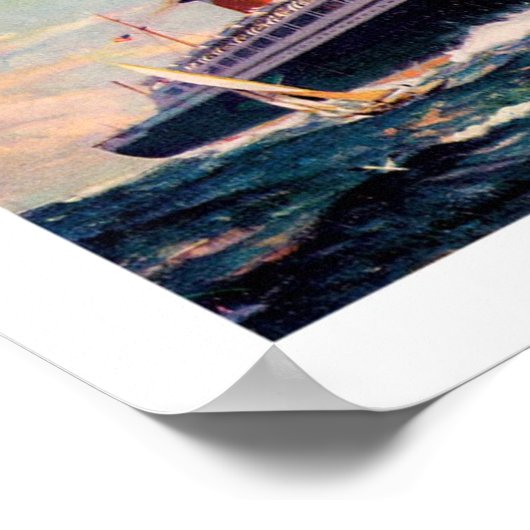 st Verenigde Staten op Zee Poster (Hoek)