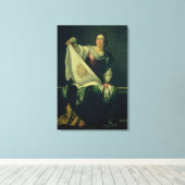 St. Veronica, 1625-30 (olie op doek) Canvas Afdruk (Insitu (Houten vloer))