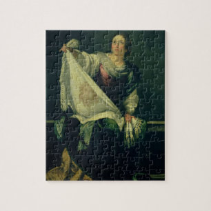 St. Veronica, 1625-30 (olie op doek) Legpuzzel