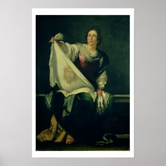 St. Veronica, 1625-30 (olie op doek) Poster (Voorkant)
