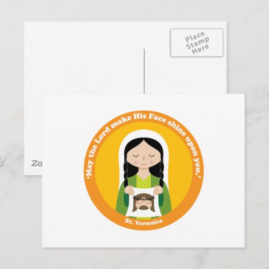 St. Veronica Briefkaart (Voorkant / Achterkant)