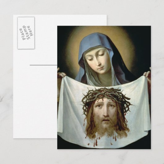St. Veronica Briefkaart (Voorkant / Achterkant)