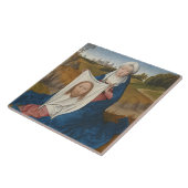St. Veronica, c.1470-1475 (olie op het paneel) Tegeltje (Zijkant)