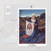 St. Veronica door Hans Memling Briefkaart (Voorkant / Achterkant)
