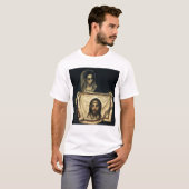 St.Veronica met de Heilige Shroud T-shirt (Voorkant volledig)
