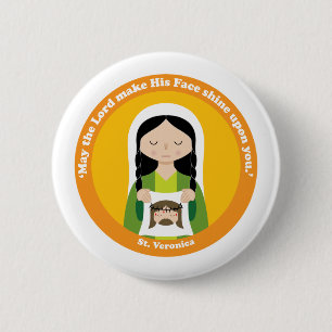 St. Veronica Ronde Button 5,7 Cm