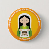 St. Veronica Ronde Button 5,7 Cm (Voorkant)