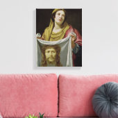 St. Veronica, terwijl de Heilige Schouder wordt ge Canvas Afdruk (Insitu (Woonkamer))