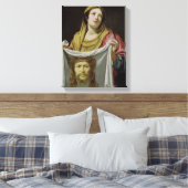St. Veronica, terwijl de Heilige Schouder wordt ge Canvas Afdruk (Insitu (Slaapkamer))