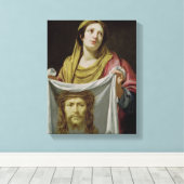St. Veronica, terwijl de Heilige Schouder wordt ge Canvas Afdruk (Insitu (Houten vloer))
