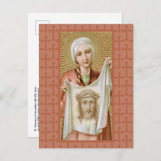 St. Veronica van Jeruzalem (JM 60) Briefkaart (Voorkant / Achterkant)