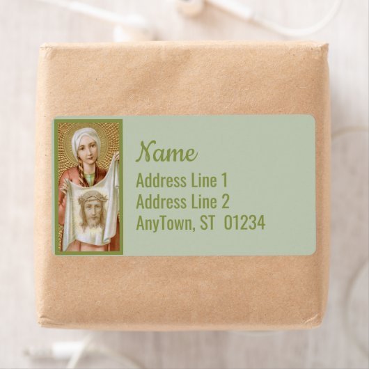 St. Veronica van Jeruzalem (JM 60) Etiket (Insitu)