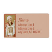 St. Veronica van Jeruzalem (JM 60) Etiket (Voorkant)
