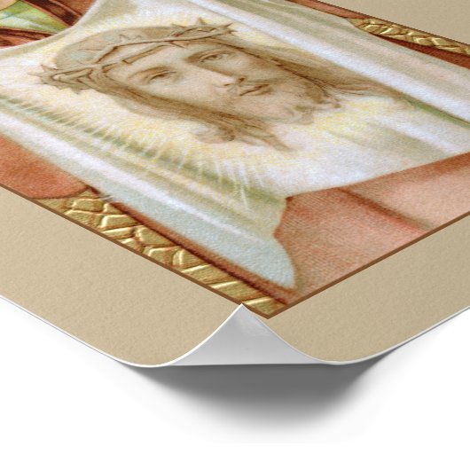 St. Veronica van Jeruzalem (JM 60) Poster (Hoek)