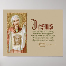 St. Veronica van Jeruzalem (JM 60) Poster