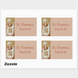 St. Veronica van Jeruzalem (JM 60) Rechthoekige Sticker
