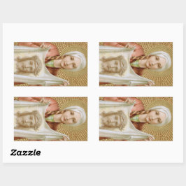 St. Veronica van Jeruzalem (JM 60) Rechthoekige Sticker