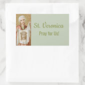 St. Veronica van Jeruzalem (JM 60) Rechthoekige Sticker (Tas)