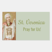 St. Veronica van Jeruzalem (JM 60) Rechthoekige Sticker (Voorkant)