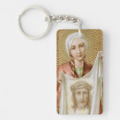 St. Veronica van Jeruzalem (JM 60) Rectang Acryl Sleutelhanger (Voorkant)
