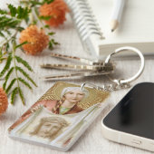 St. Veronica van Jeruzalem (JM 60) Rectang Acryl Sleutelhanger (Voorkant Rechts)