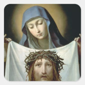 St. Veronica Vierkante Sticker (Voorkant)