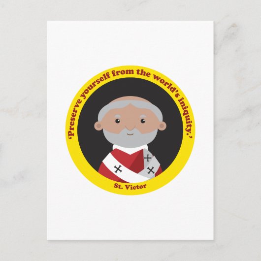St. Victor Briefkaart (Voorkant)