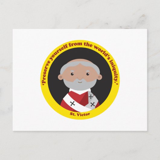 St. Victor Briefkaart (Voorkant)