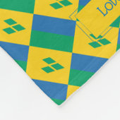 ST VINCENT Christelijke Schrift LIEFDE HOESJES Fleece Deken (Hoek)