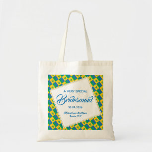 ST VINCENT Christelijke Scriptgeschrift Bridesmaid Tote Bag