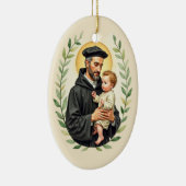 St Vincent de Paul God's Peace and Blessings Keramisch Ornament (Rechts)