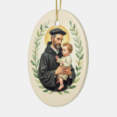 St Vincent de Paul God's Peace and Blessings Keramisch Ornament (Links)