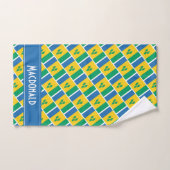 ST VINCENT FLAG Gepersonaliseerde Carnaval Sport Handdoek (Handdoek)