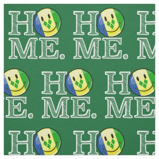 St. Vincent Flag Housewarming Stof (Swatch)