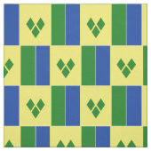 St. Vincent Flag Stof (Swatch)