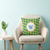 ST VINCENT GRENADINES Monogram geblesseerde natie Kussen (Stoel)
