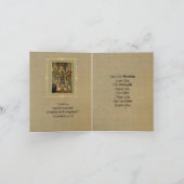 St. Vincent Saragossa Deacon-Martyr Wenskaart Kaart (Binnen)