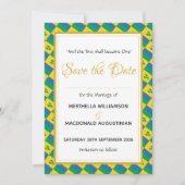 ST VINCENT'S Christelijke huwelijksfeest Save The Date (Voorkant)