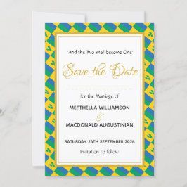 ST VINCENT'S Christelijke huwelijksfeest Save The Date
