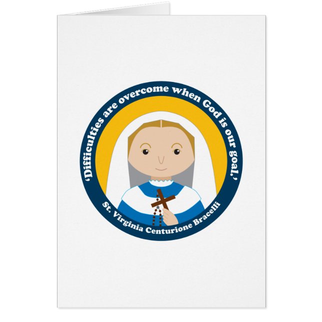 St. Virginia Centurione Bracelli (Voorkant)